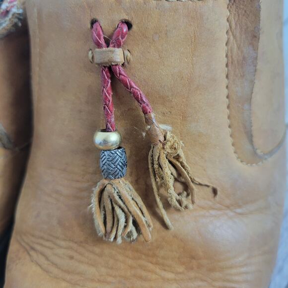 Ariat Womens Mendocino Tassel Leather Western Slip On Mule Clogs Size 8.5 - Picture 12 of 16